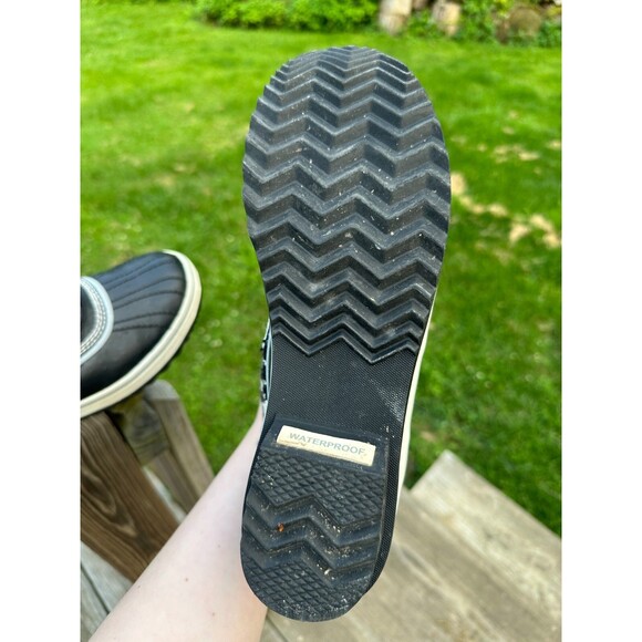 Sorel Tivoli Houndstooth Pink Black Boots Womens Size 10 Lined Fleece Winter - Picture 10 of 10